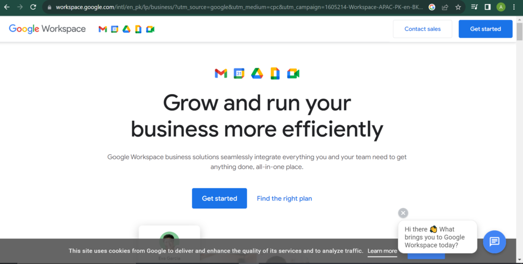 Google Workspace Google Small Business Websites online tools